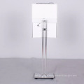 Double-Sided Glass Floor Stand Sign Holder Light Box